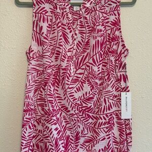 Liz Claiborne Pink Sleeveless Top